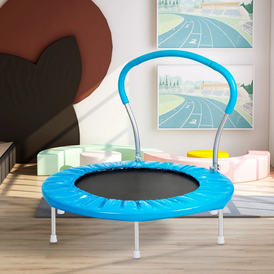 36" TRAMPOLINE WITH HANDLE BL -METAL
36" TRAMPOLINE WITH HANDLE BL -METAL