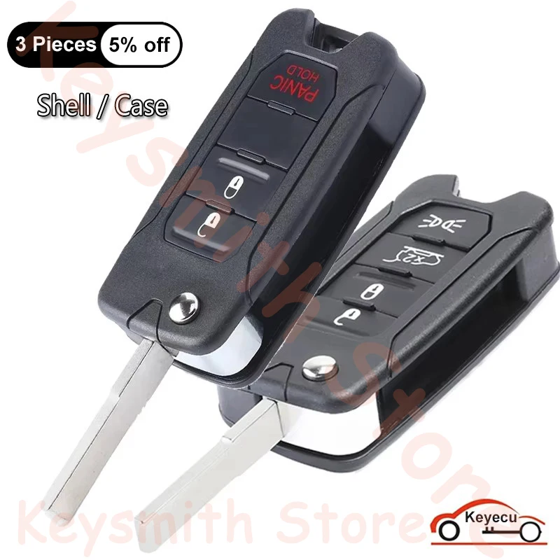 KEYECU 3 4 Buttons Case for Jeep Renegade 2015 2016 2017 2018 for Fiat 500X Auto Flip Remote Key Fob Shell Cover 2ADFTFI5AM433TX
KEYECU 3 4 Buttons Case for Jeep Renegade 2015 2016 2017 2018 for Fiat 500X Auto Flip Remote Key Fob Shell Cover 2ADFTFI5AM433TX