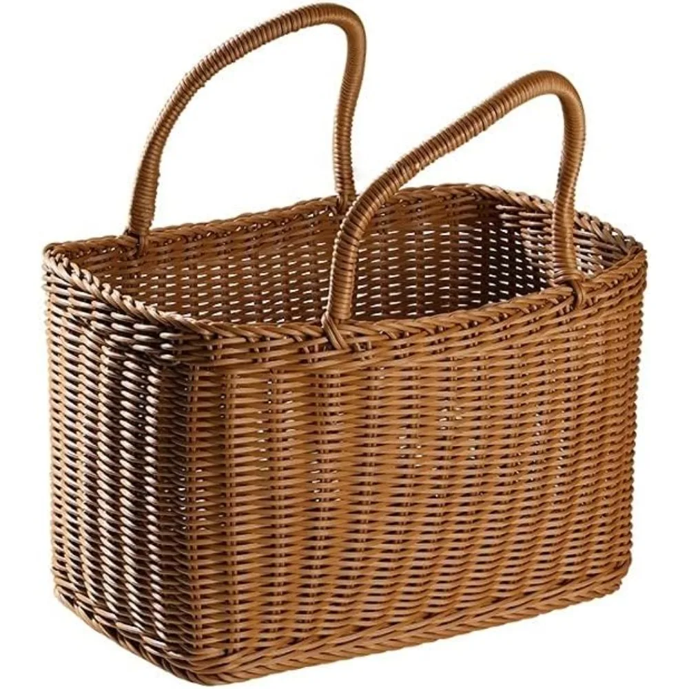 Picnic Bag PP Material Picnic Basket Outdoor Picnic Hamper High Capacity Vegetable Shopping Basket Hand Carry Household Storage
Picnic Bag PP Material Picnic Basket Outdoor Picnic Hamper High Capacity Vegetable Shopping Basket Hand Carry Household Storage