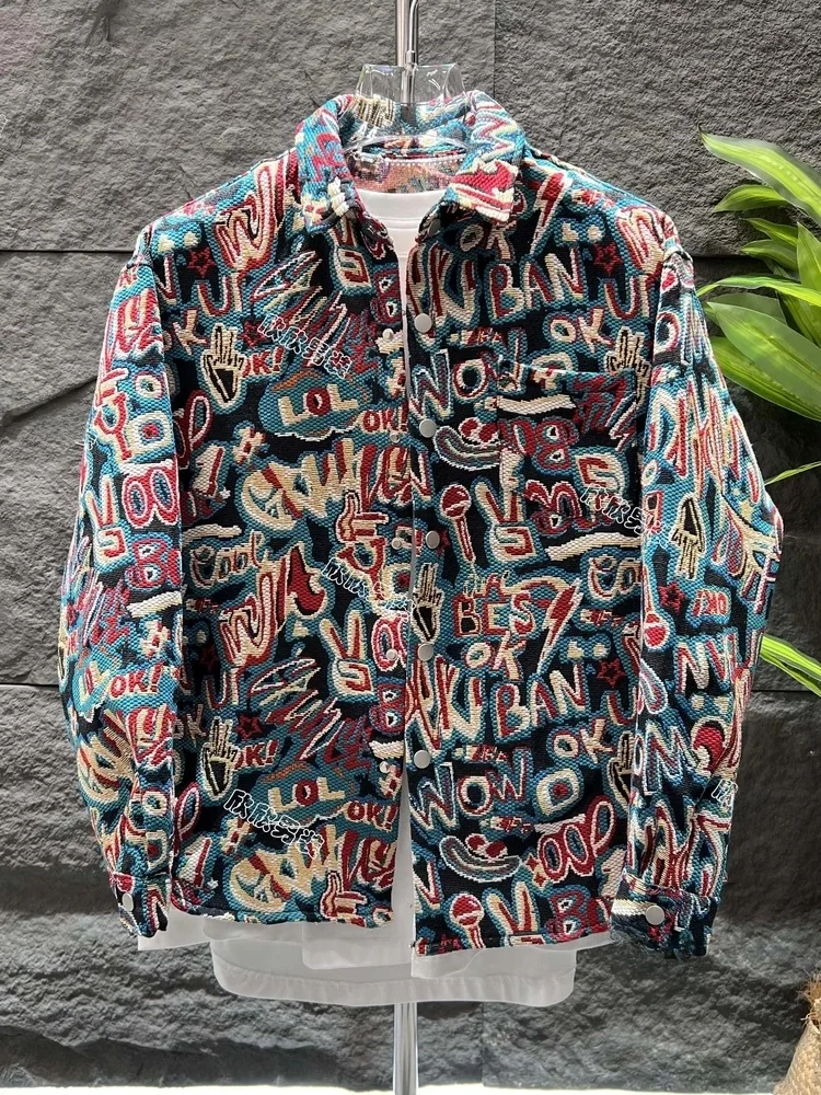 Autumn Winter Thiened Cotton Retro Men's Jaet Casual Versatile Couple Sle Embroidery Loose Collar Faionable Warm Coat
Autumn Winter Thiened Cotton Retro Men's Jaet Casual Versatile Couple Sle Embroidery Loose Collar Faionable Warm Coat