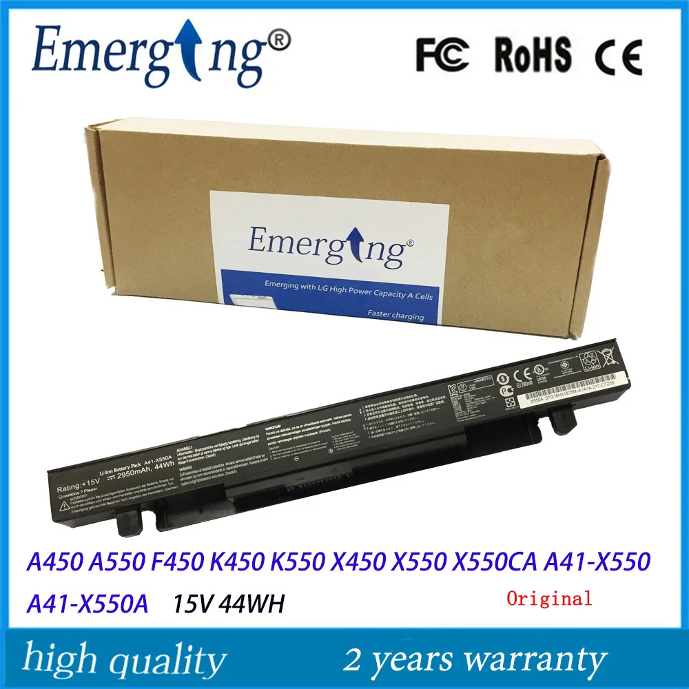 Новинка 44Wh Аккумулятор для ноутбука ASUS X450 X550A X550 X550C X550B X550V X550D X450C X550CA A450 A550 A41-X550A
Новинка 44Wh Аккумулятор для ноутбука ASUS X450 X550A X550 X550C X550B X550V X550D X450C X550CA A450 A550 A41-X550A