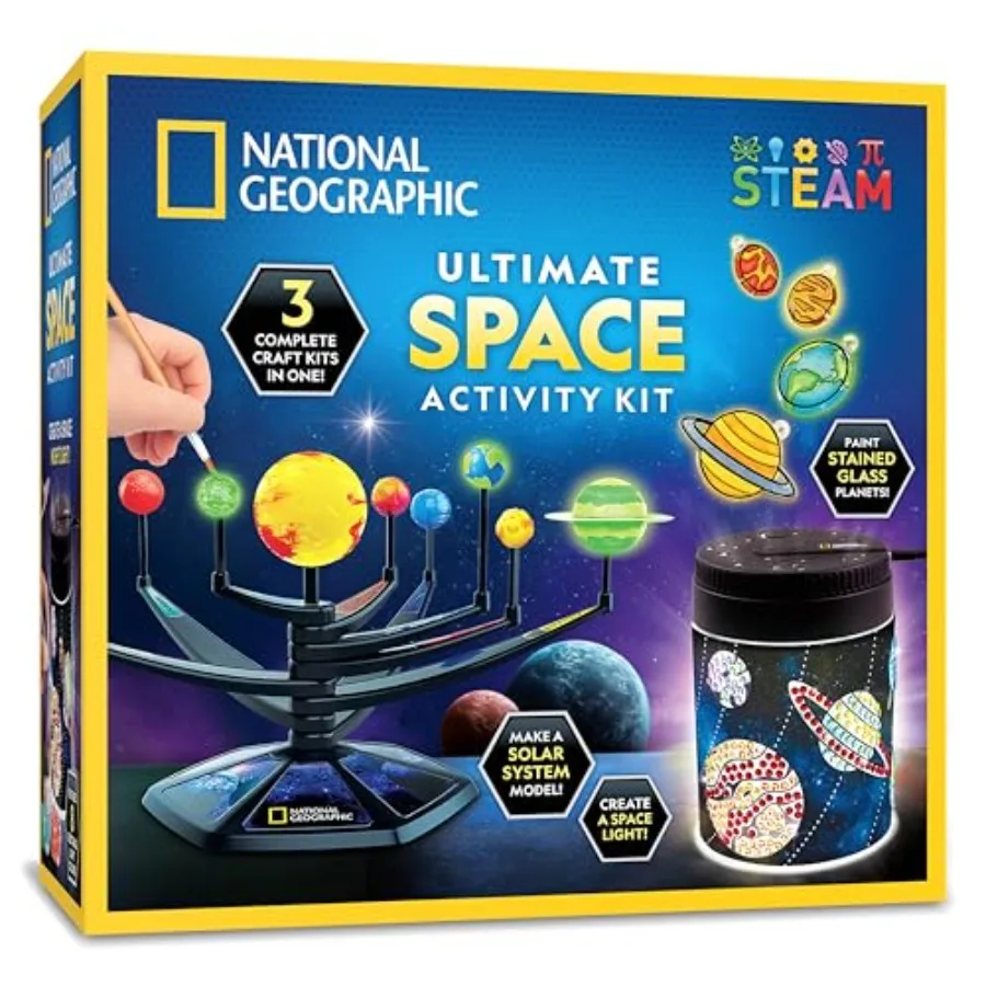 National Geographic Activity Diamond Painting Night Light, Glow-in-The-Dark and Stained Glass Window Art, Outer Space STEAM Art
National Geographic Activity Diamond Painting Night Light, Glow-in-The-Dark and Stained Glass Window Art, Outer Space STEAM Art