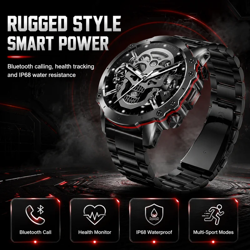 GEJIAN Outdoor Sports Smart Watch 1.75"AMOLED Screen with Heart Rate Health Monitoring IP67 Waterproof Fitness Sports Smartwatch
GEJIAN Outdoor Sports Smart Watch 1.75"AMOLED Screen with Heart Rate Health Monitoring IP67 Waterproof Fitness Sports Smartwatch