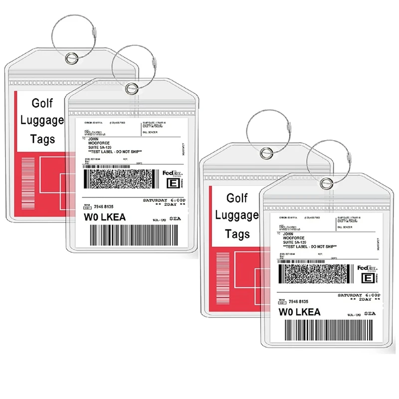 Extra Large Waterproof Travel Tag Set Travel Golf Luggage Tags Golf Bag Shipping Tag Holder 22.86Cm X 15.24Cm 4-Pack Durable
Extra Large Waterproof Travel Tag Set Travel Golf Luggage Tags Golf Bag Shipping Tag Holder 22.86Cm X 15.24Cm 4-Pack Durable