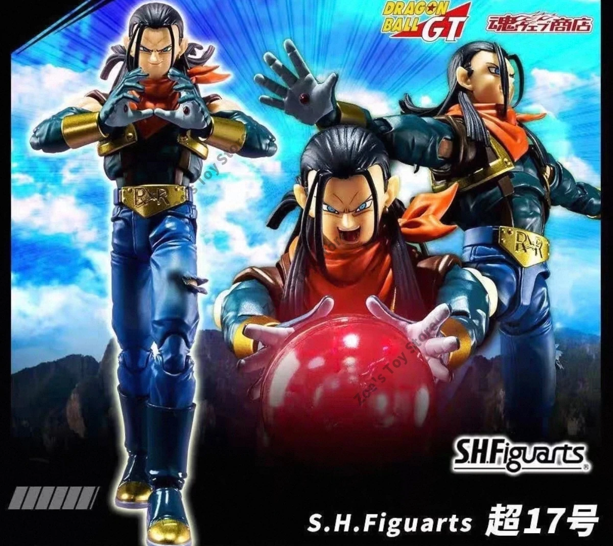 In Stock BANDAI Dragon Ball GT S.H.Figuarts SHF Super Android 17 PVC Anime Model Action Figure Toy Collection Gift
In Stock BANDAI Dragon Ball GT S.H.Figuarts SHF Super Android 17 PVC Anime Model Action Figure Toy Collection Gift