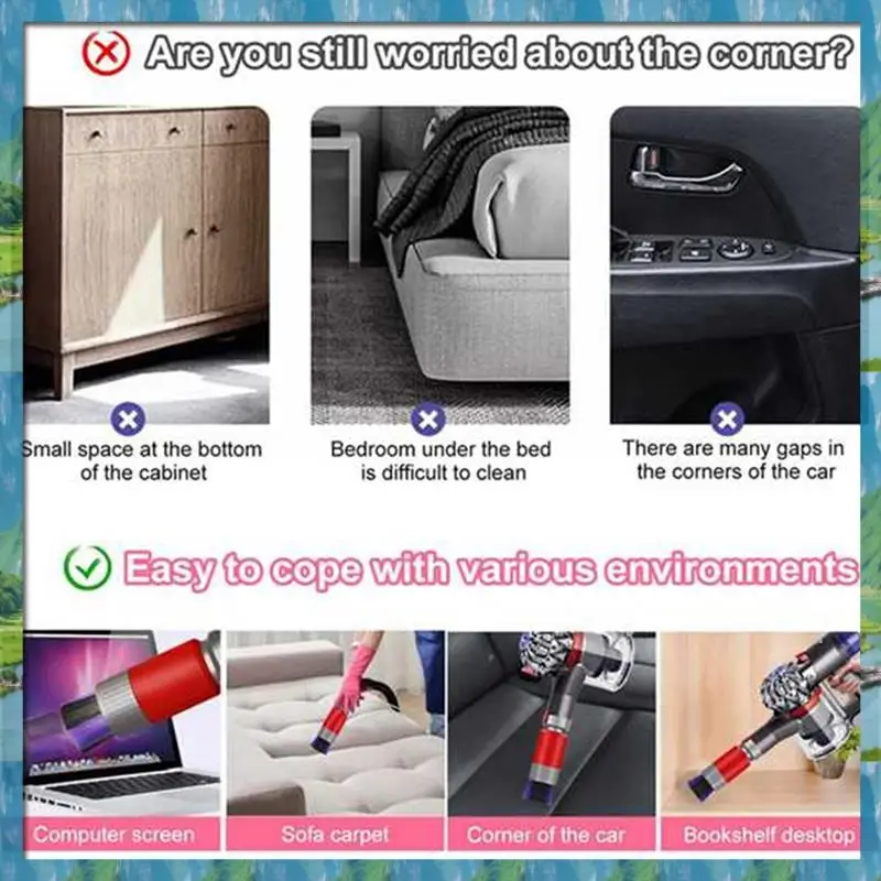 Запасные части для пылесоса Dyson V8 V7 V10 V11 V15, беспроводные пылесосы, мягкая щетка для удаления пыли, бесследная щетка для пыли
Запасные части для пылесоса Dyson V8 V7 V10 V11 V15, беспроводные пылесосы, мягкая щетка для удаления пыли, бесследная щетка для пыли