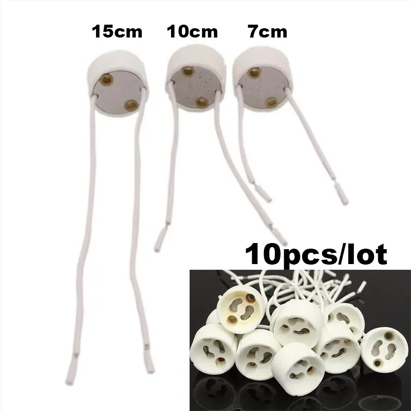 10pcs/lot electric Lamp Base GU10 Lamp Holder Ceramic Connector AC power Socket for LED Halogen Light Accessory 7cm 10cm 15cm a1
10pcs/lot electric Lamp Base GU10 Lamp Holder Ceramic Connector AC power Socket for LED Halogen Light Accessory 7cm 10cm 15cm a1