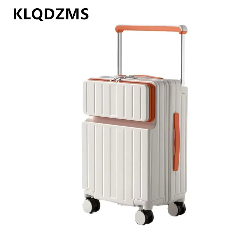 KLQDZMS High Quality Suitcase Front Opening Boarding Box USB Charging Trolley Case 20"22"24"26 Inch Multifunctional Luggage
KLQDZMS High Quality Suitcase Front Opening Boarding Box USB Charging Trolley Case 20"22"24"26 Inch Multifunctional Luggage