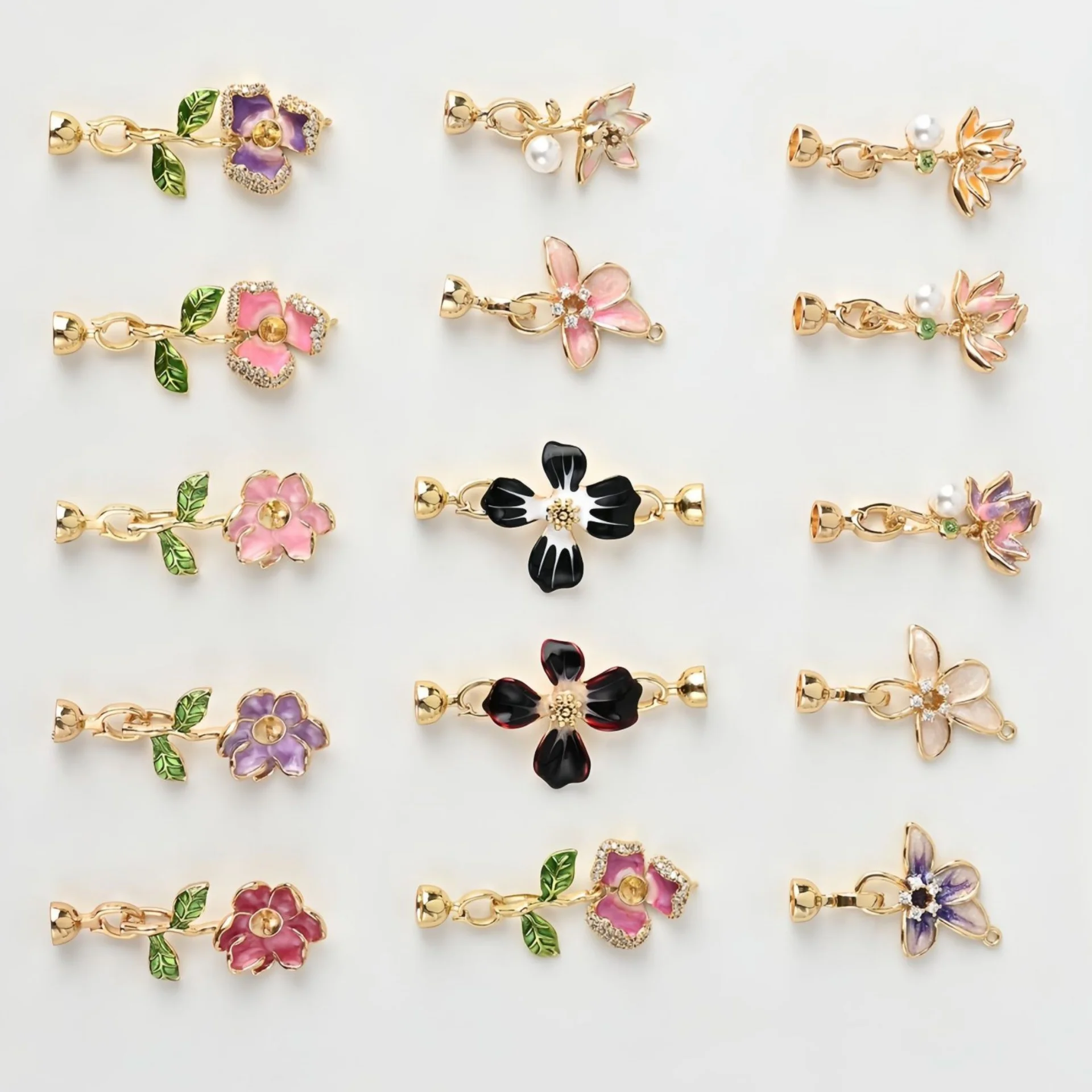 5 Pieces Pearl Necklace Connection Buckle Wholesale Oil Drop Petal Finishing Buckle Accessories DIY Jewelry Making Materials
5 Pieces Pearl Necklace Connection Buckle Wholesale Oil Drop Petal Finishing Buckle Accessories DIY Jewelry Making Materials