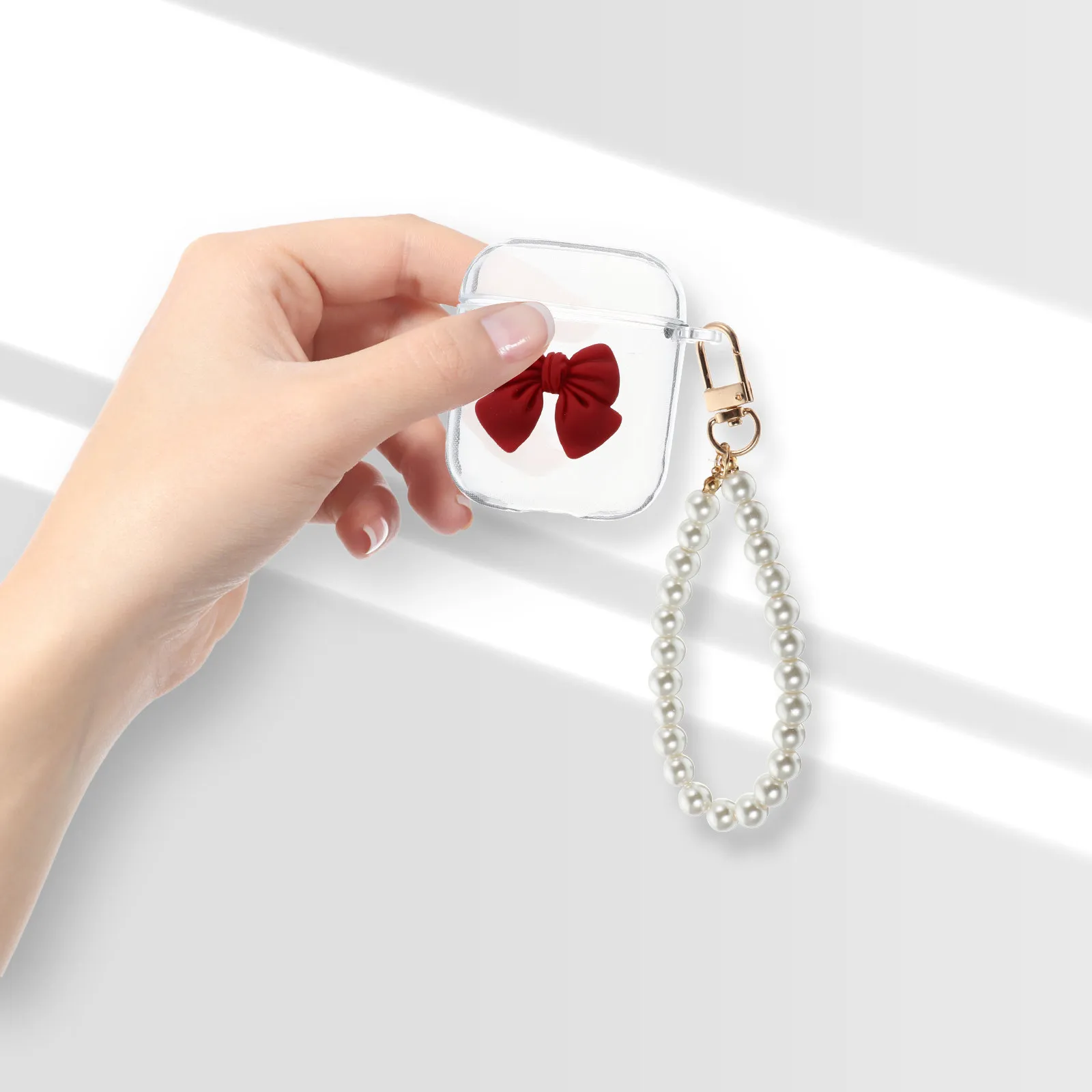 Wireless Headphone Case Pearl Chain Protective Cover Compatible for AirPods 1 2 Stylish Portable Earphone Shell Wireless
Wireless Headphone Case Pearl Chain Protective Cover Compatible for AirPods 1 2 Stylish Portable Earphone Shell Wireless