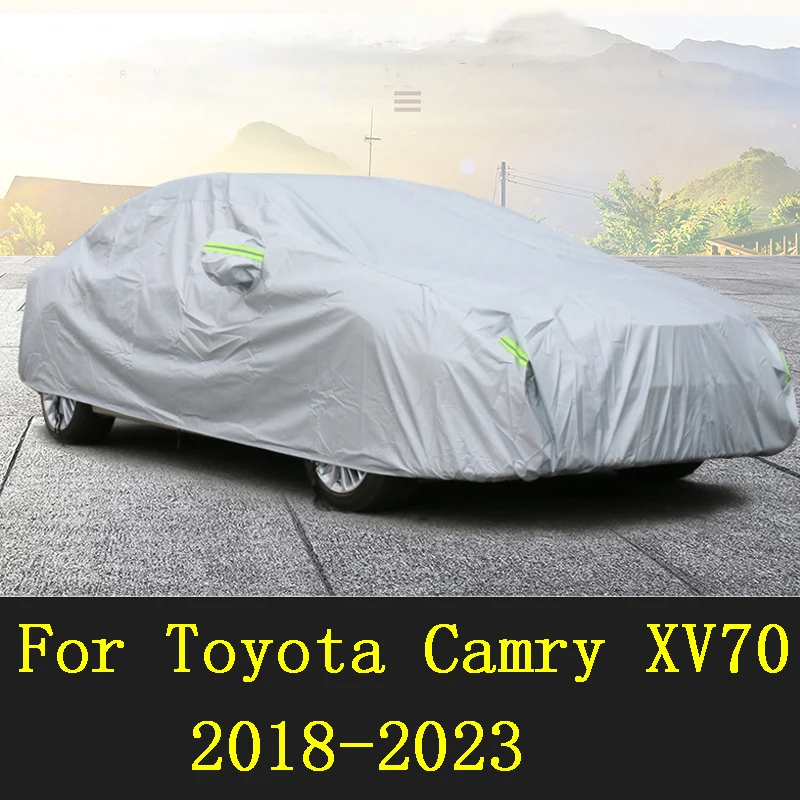 Full Car Covers Outdoor Sun UV Protection Dust Rain Snow Oxford cloth Protective For Camry XV70 2021 2022 2018 2019 Accessories
Full Car Covers Outdoor Sun UV Protection Dust Rain Snow Oxford cloth Protective For Camry XV70 2021 2022 2018 2019 Accessories