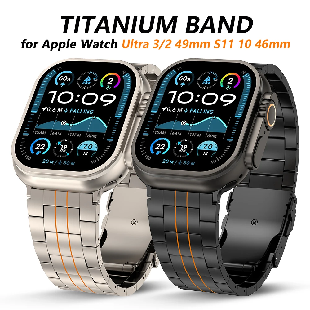 Титановый ремешок для Apple Watch Ultra3/2 49 мм, металлический ремешок для Iwatch 11 10 9 8 7 6 5 SE3 4 44 мм 45 мм 46 мм 42 мм 41 мм 40 мм Correa
Титановый ремешок для Apple Watch Ultra3/2 49 мм, металлический ремешок для Iwatch 11 10 9 8 7 6 5 SE3 4 44 мм 45 мм 46 мм 42 мм 41 мм 40 мм Correa