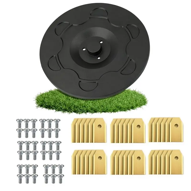 Lightweight For Segway Navimow I105N, I105E, I108E, I110N 6-Blade Disc Replacement Kit With 36 Pcs Blades For Robotic Lawn Mower
Lightweight For Segway Navimow I105N, I105E, I108E, I110N 6-Blade Disc Replacement Kit With 36 Pcs Blades For Robotic Lawn Mower