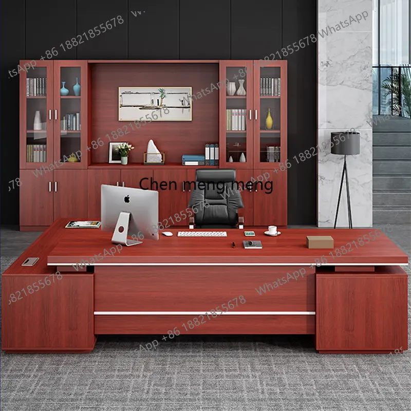 Simple and modern, large class desk, president table, manager table, supervisor table, boss desk
Simple and modern, large class desk, president table, manager table, supervisor table, boss desk