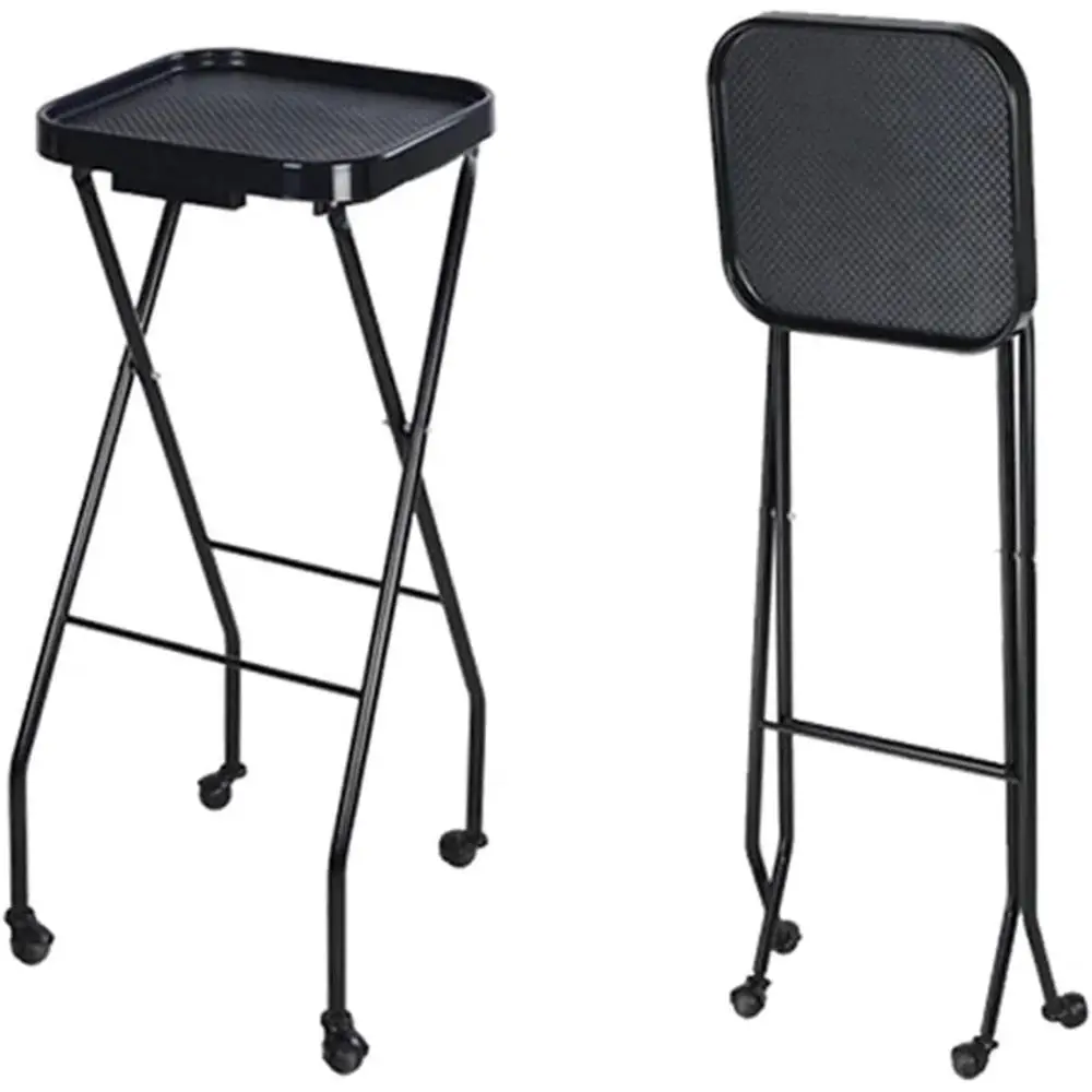 Black Hair Salon Trolley with Plastic Fordle Tool Tray for Professional Hair Equipment
Black Hair Salon Trolley with Plastic Fordle Tool Tray for Professional Hair Equipment