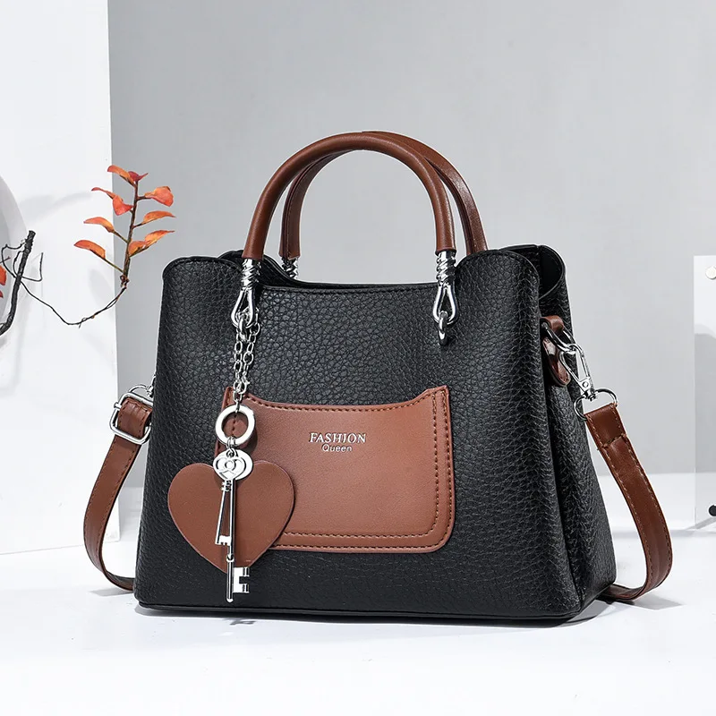 Fashion Color Blocking Women Handbags PU Leather Totes Bags Top-handle Womens Bag Shoulder Ladies Simple Style Crossbody Bag
Fashion Color Blocking Women Handbags PU Leather Totes Bags Top-handle Womens Bag Shoulder Ladies Simple Style Crossbody Bag