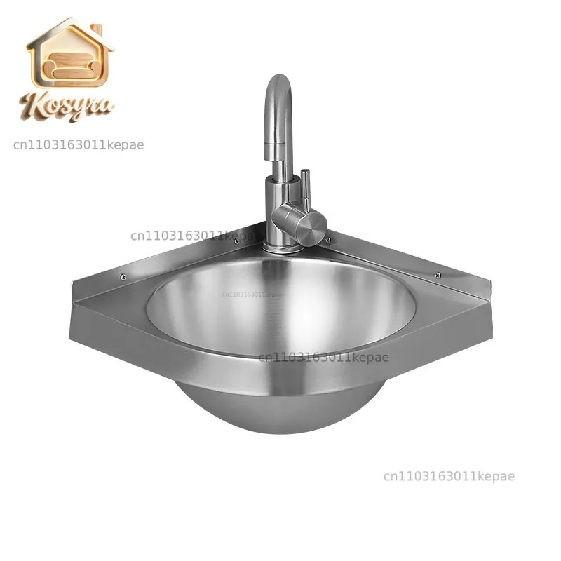 Triangular wash basin Stainless steel wall-mounted washbasin Mini small apartment household toilet Balcony Triangular basin
Triangular wash basin Stainless steel wall-mounted washbasin Mini small apartment household toilet Balcony Triangular basin