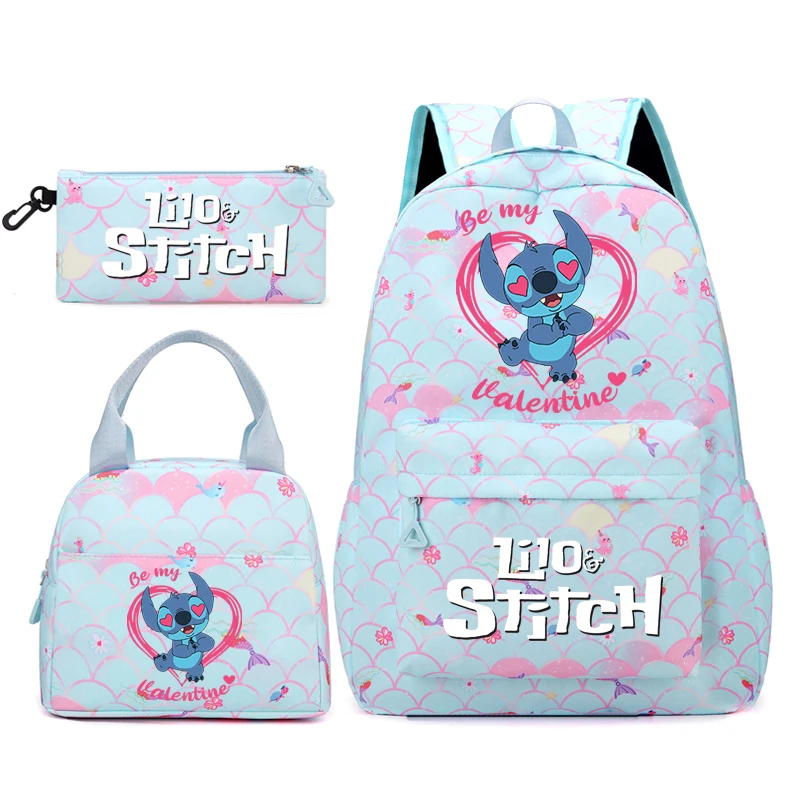 3Pcs Disney Lilo Stitch Print Backpack Set Back To School Rucksack With Tote Pouch for Girl Teenager Student Outdoor Knapsack
3Pcs Disney Lilo Stitch Print Backpack Set Back To School Rucksack With Tote Pouch for Girl Teenager Student Outdoor Knapsack