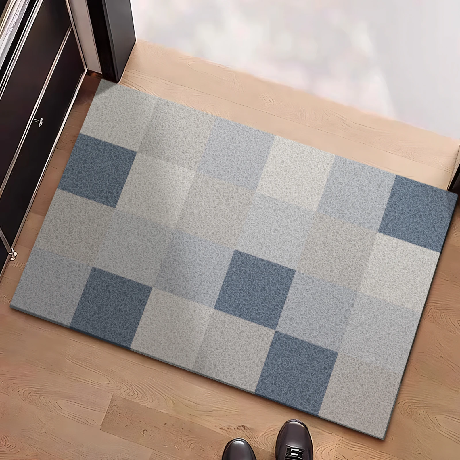 Коврик для пола с проволочной петлей в геометрическом стиле можно разрезать в дверь Высококачественный коврик для входной двери в фойе Брудостойкий ковер
Коврик для пола с проволочной петлей в геометрическом стиле можно разрезать в дверь Высококачественный коврик для входной двери в фойе Брудостойкий ковер