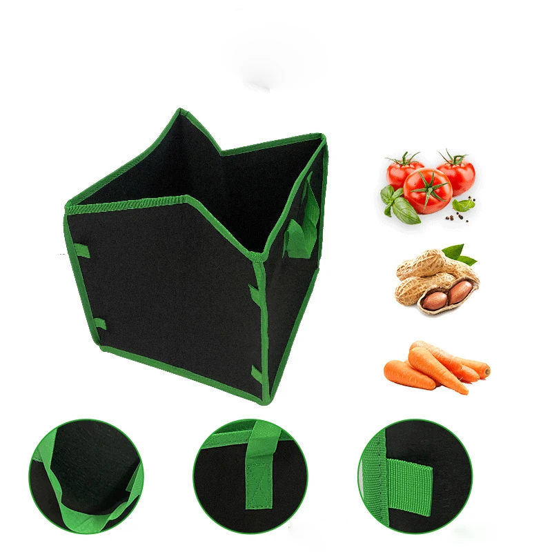 Green Grow Bag Felt Flower Thickened Beauty Plant Bag Black Gallon Pot Non Woven Fabric
Green Grow Bag Felt Flower Thickened Beauty Plant Bag Black Gallon Pot Non Woven Fabric