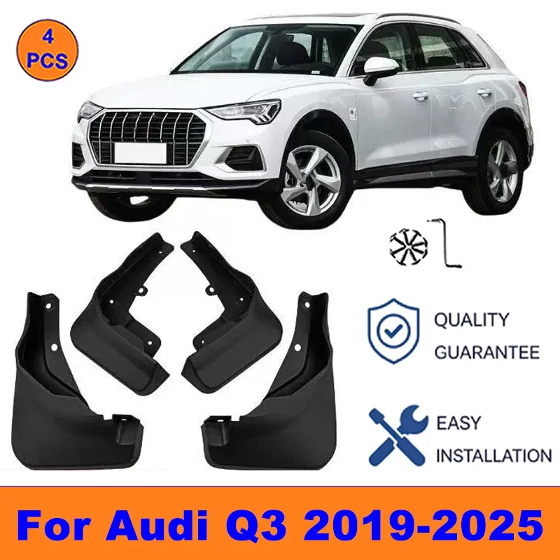4Pcs Mud Flaps For Audi Q3 2019-2025 - Splash Guards Front&Rear Wheel Fender Mudguards Car Exterior Protection Accessories
4Pcs Mud Flaps For Audi Q3 2019-2025 - Splash Guards Front&Rear Wheel Fender Mudguards Car Exterior Protection Accessories