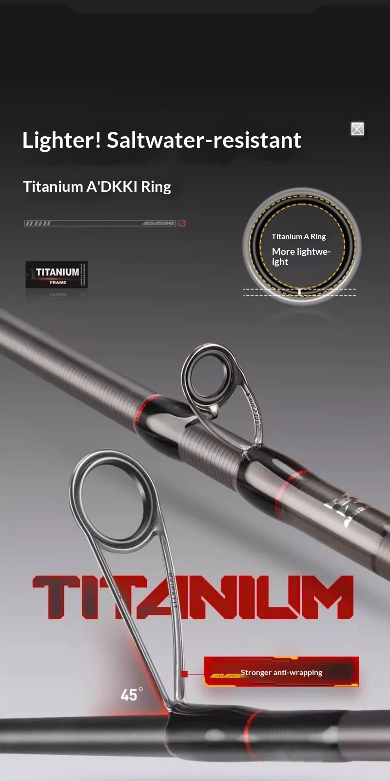 HISTAR Assassin Versatile Lure Fishing Rod Casting And Spinning For Bass Mandarin Fish Pike Snakehead And Trout Lightweight Carb
HISTAR Assassin Versatile Lure Fishing Rod Casting And Spinning For Bass Mandarin Fish Pike Snakehead And Trout Lightweight Carb