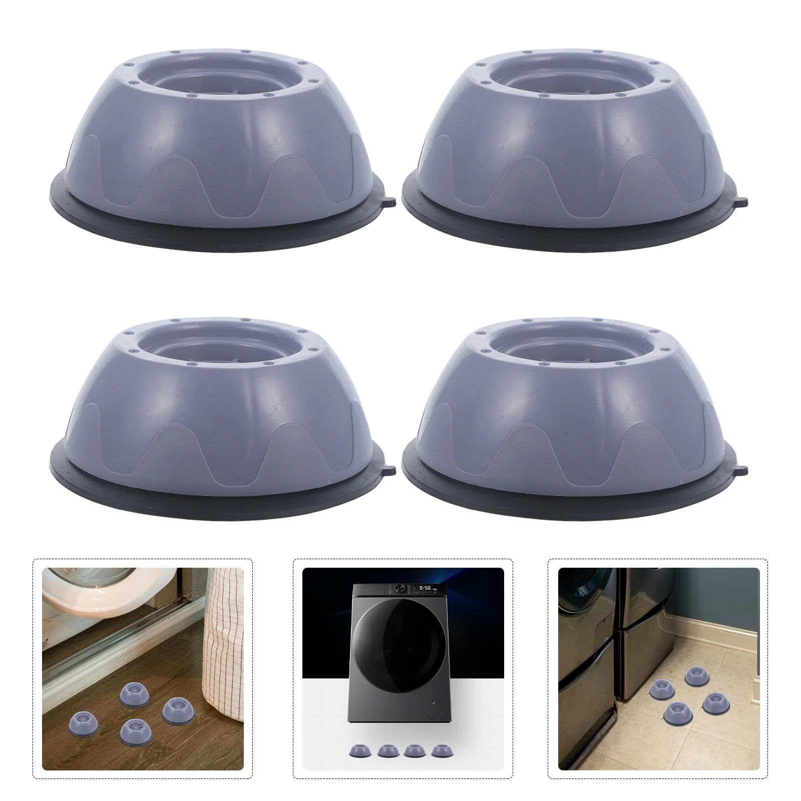 4Pcs Washing Machine Foot Pads Rubber Anti Vibration Mats for Washer Dryer Furniture Legs Non-Slip Stabilizer Pads Household
4Pcs Washing Machine Foot Pads Rubber Anti Vibration Mats for Washer Dryer Furniture Legs Non-Slip Stabilizer Pads Household