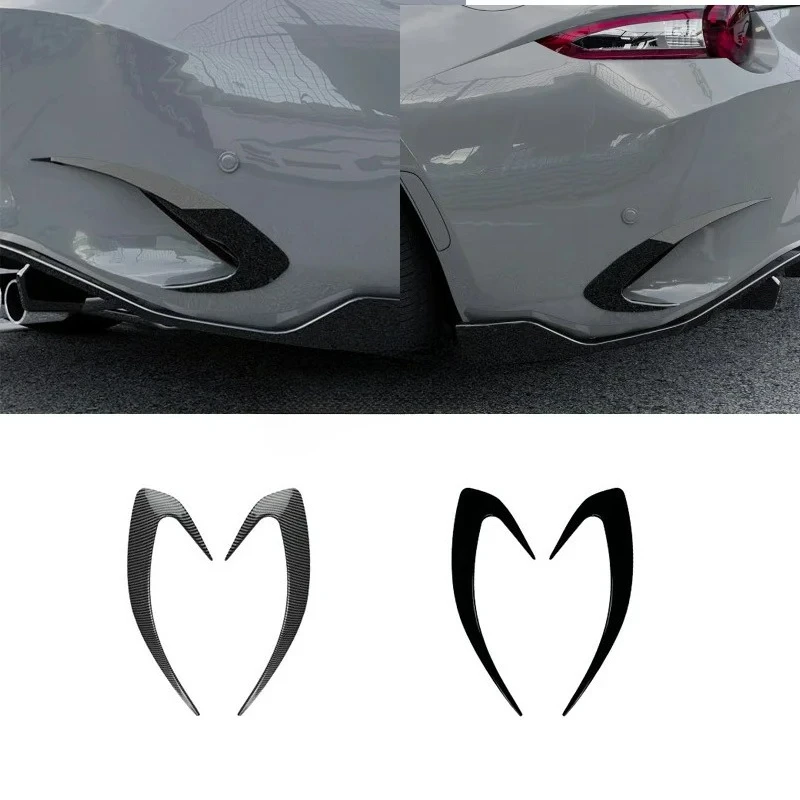 For Mazda MX-5 Miata ND 2016 -2024 ABS Rear Bumper Air Vent Canard Tail Wind Knife Outlet Splitter Cover Trim Protector
For Mazda MX-5 Miata ND 2016 -2024 ABS Rear Bumper Air Vent Canard Tail Wind Knife Outlet Splitter Cover Trim Protector