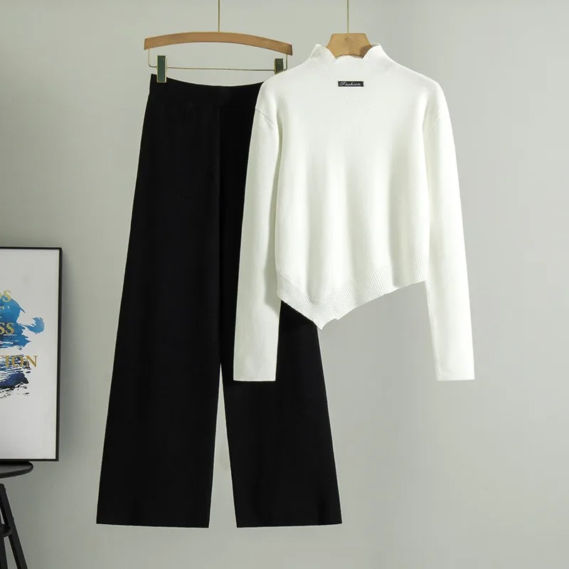 2025 Women's suit Knitted 2 pieces Set Tracksuits Women Casual Loose Sweater+Ankle-Length Pants Suits Fashion Spring
2025 Women's suit Knitted 2 pieces Set Tracksuits Women Casual Loose Sweater+Ankle-Length Pants Suits Fashion Spring
