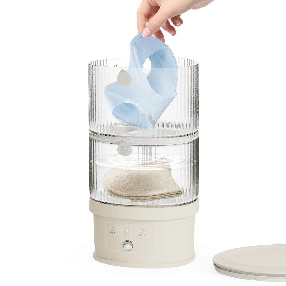New Hot Selling Wireless Portable Twin Tub Mini Washer Easy Storage Small Size Good Cleaning for Long-Time Multi-Scene Use
New Hot Selling Wireless Portable Twin Tub Mini Washer Easy Storage Small Size Good Cleaning for Long-Time Multi-Scene Use
