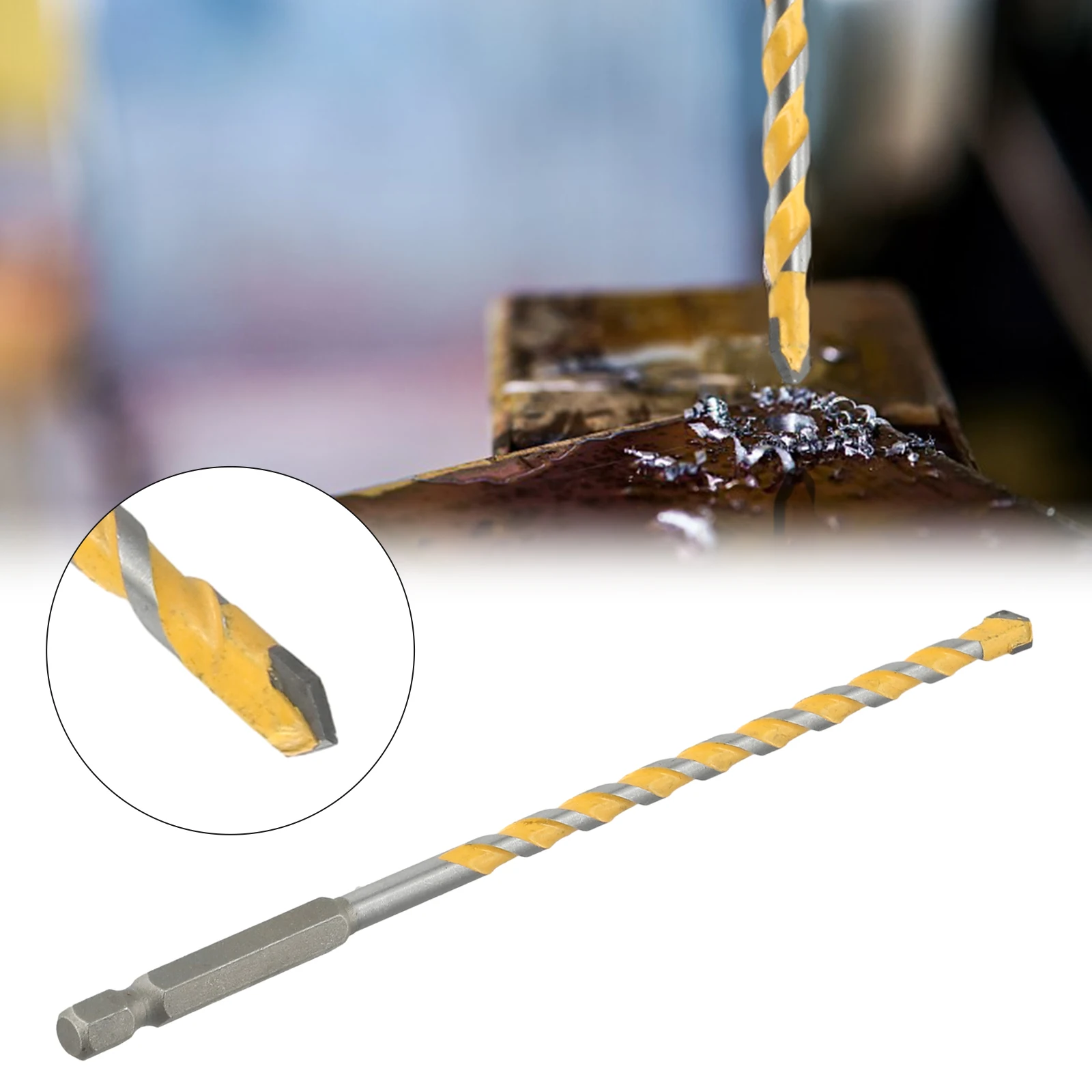 1pc 1/4" Hex Shank 160mm Tungsten Carbide Drill Bit 5/6/8/10/12mm For Concrete Wall Ceramic Granite Tiles Stone Wood Plastic
1pc 1/4" Hex Shank 160mm Tungsten Carbide Drill Bit 5/6/8/10/12mm For Concrete Wall Ceramic Granite Tiles Stone Wood Plastic