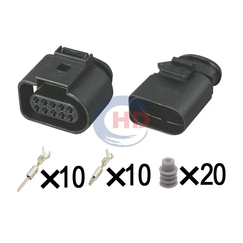 1-20 sets 10 Pin 6X0973815 1.5mm Headlight Door Lock Connector Socket 6X0973815 1J0973715
1-20 sets 10 Pin 6X0973815 1.5mm Headlight Door Lock Connector Socket 6X0973815 1J0973715