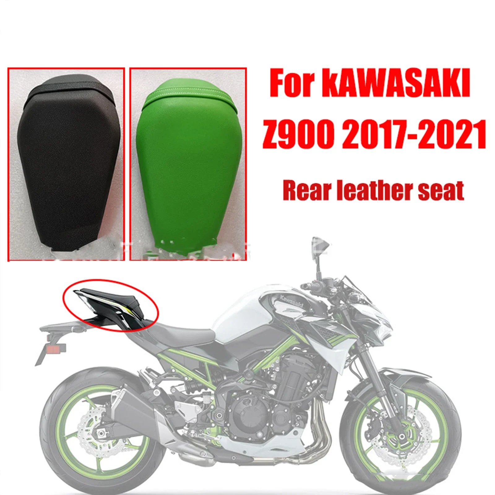 Motorcycle Rear Seat Cushion Rear Passenger Padded PU Seat Cushion For Kawasaki Z 900 Z900 2017-2022 Accessories
Motorcycle Rear Seat Cushion Rear Passenger Padded PU Seat Cushion For Kawasaki Z 900 Z900 2017-2022 Accessories