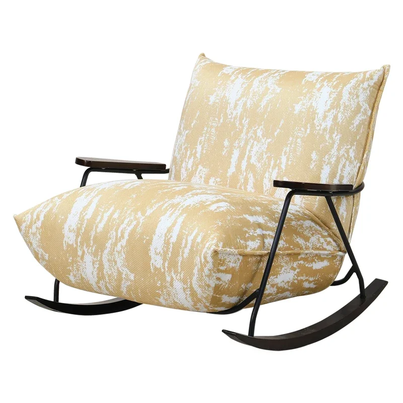 Nordic Fancy Home Furniture Single Rouking Sofa Classic Design Luxury Accent Modern Recliner Armchair For Living Room
Nordic Fancy Home Furniture Single Rouking Sofa Classic Design Luxury Accent Modern Recliner Armchair For Living Room