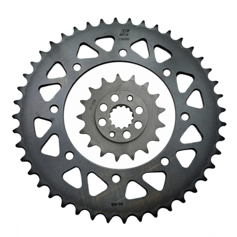 LOPOR 520 CNC 17T 46T Front Rear Motorcycle Sprocket for Kawasaki KLE500 KLE 500 A7-A14 1997-2005
LOPOR 520 CNC 17T 46T Front Rear Motorcycle Sprocket for Kawasaki KLE500 KLE 500 A7-A14 1997-2005
