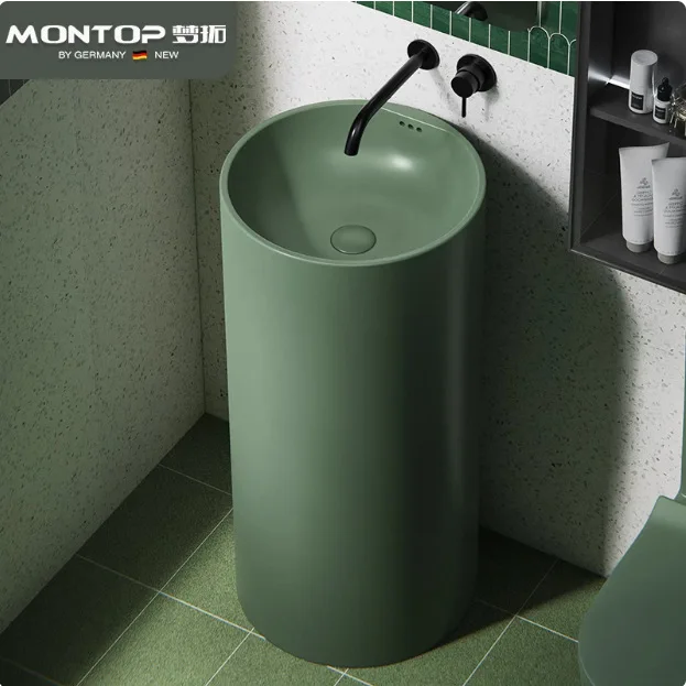 Yjq round ceramic column basin integrated floor wash basin B & B hotel household vertical
Yjq round ceramic column basin integrated floor wash basin B & B hotel household vertical