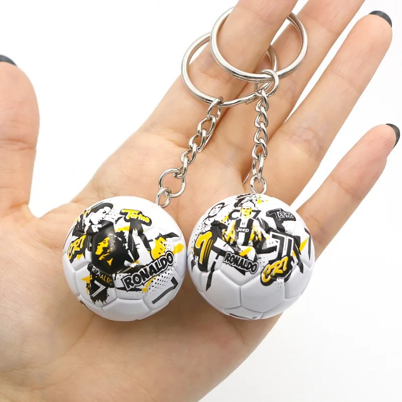 Football Star CR7 Peripheral Football Keychain Pendant Bag Decorative Accessories Keyring Fans Collect Gifts Toys
Football Star CR7 Peripheral Football Keychain Pendant Bag Decorative Accessories Keyring Fans Collect Gifts Toys