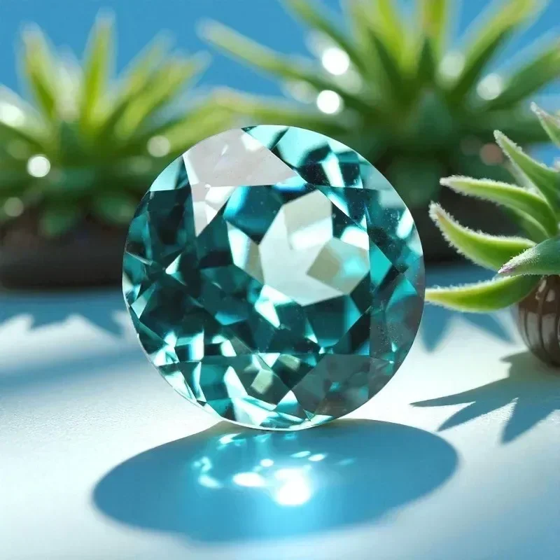 L-Lab Paraiba 100 Faceted Cut Round Shape Lab Grown Gemstone for Diy Jewelry Making Materials Selectable AGL Certificate
L-Lab Paraiba 100 Faceted Cut Round Shape Lab Grown Gemstone for Diy Jewelry Making Materials Selectable AGL Certificate