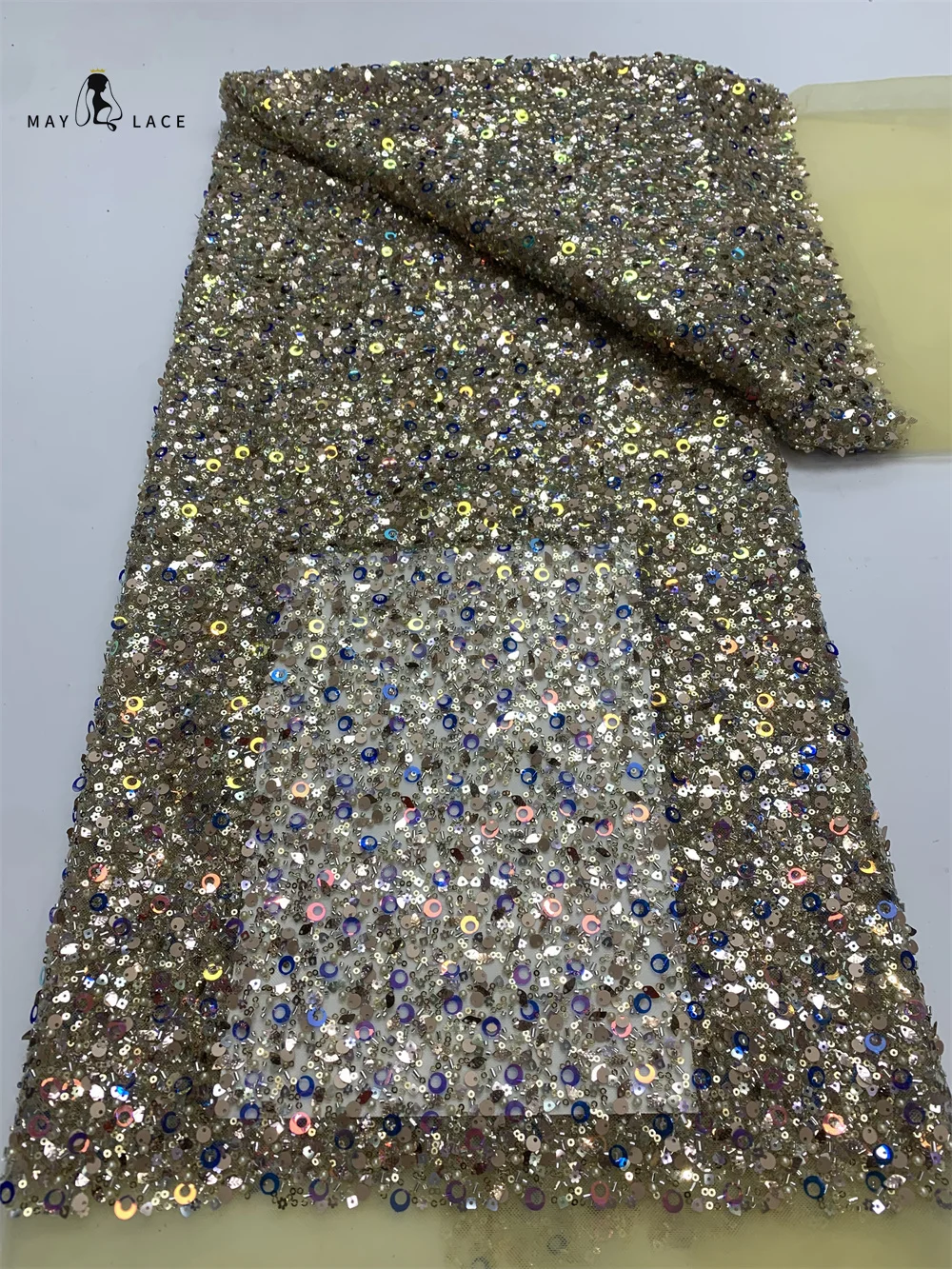 Latest High End Dubai Heavy Beaded Lace Fabrics 2025 Luxury Nigeria Net Sequins Groom Lace Fabric Material For Wedding Dresses
Latest High End Dubai Heavy Beaded Lace Fabrics 2025 Luxury Nigeria Net Sequins Groom Lace Fabric Material For Wedding Dresses