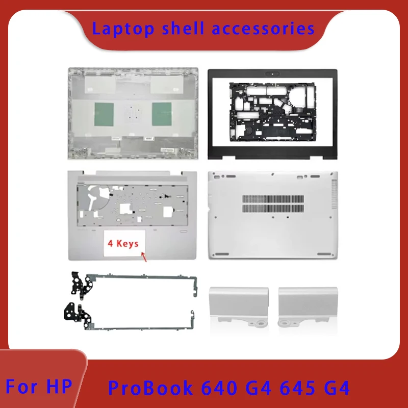 Подходит для ноутбука HP ProBook 640 G4 645 G4, задняя крышка с электрическим ЖК-дисплеем, передняя рамка, подставка для рук, нижняя крышка шарнира корпуса
Подходит для ноутбука HP ProBook 640 G4 645 G4, задняя крышка с электрическим ЖК-дисплеем, передняя рамка, подставка для рук, нижняя крышка шарнира корпуса