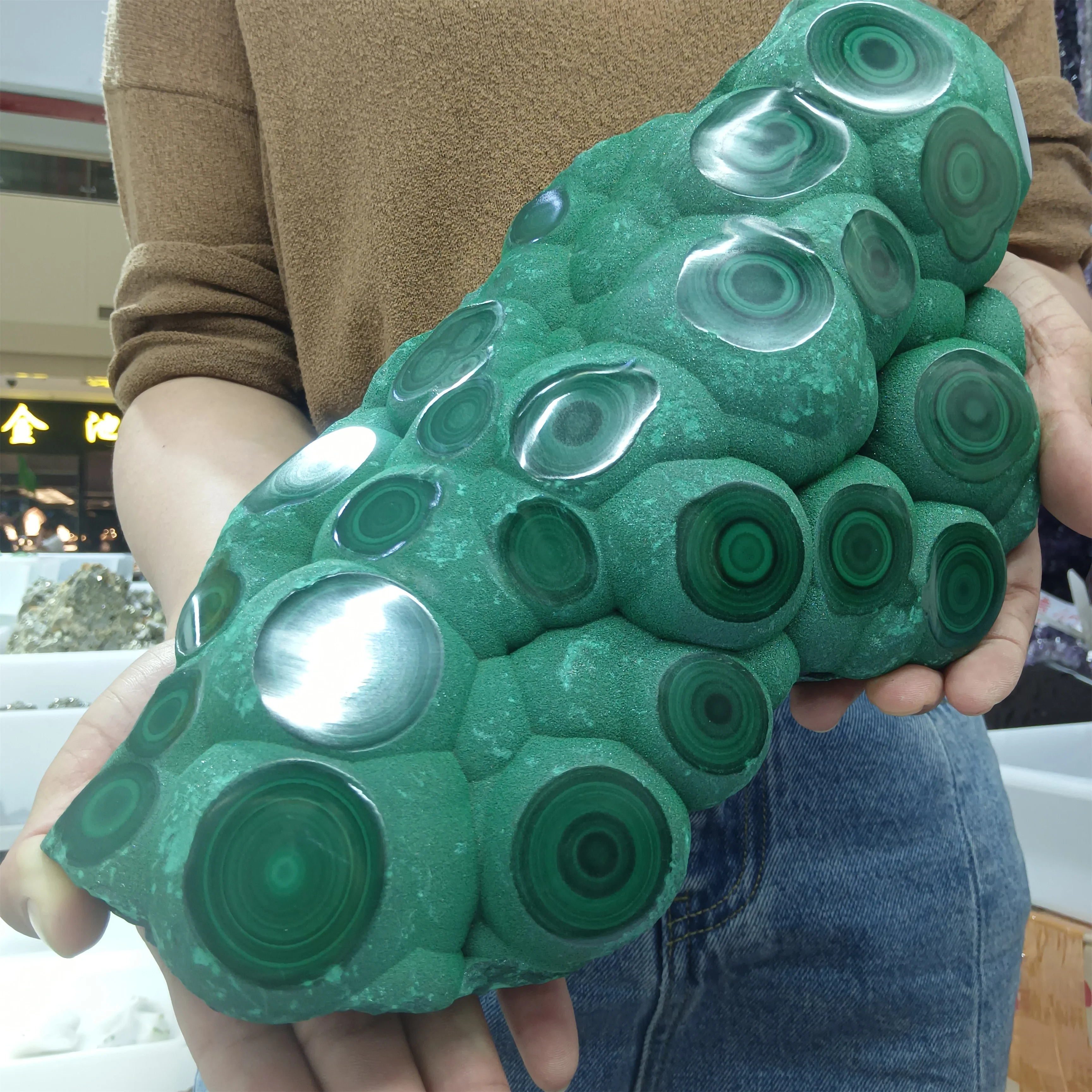 Magical Natural Malachite Quartz Crystal Mineral Specimen Reiki Healing Fortune Gem Home Office Degaussing Decoration
Magical Natural Malachite Quartz Crystal Mineral Specimen Reiki Healing Fortune Gem Home Office Degaussing Decoration