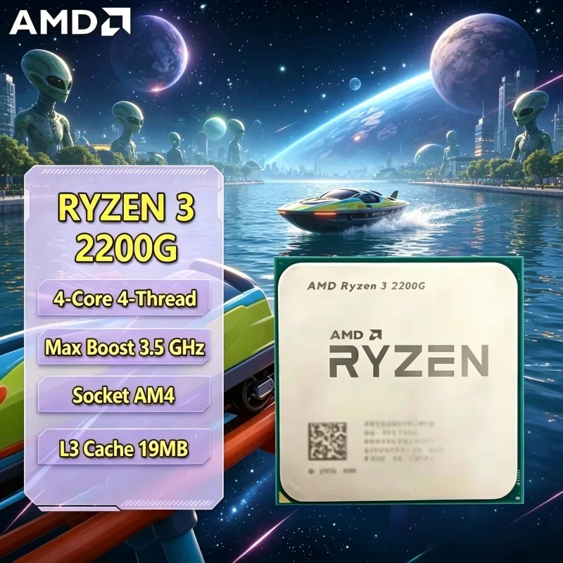 Budget Office DIY AMD R3 2200G AM4 Desktop Chip 4C4T 3.5GHz Onboard GPU Light Gaming CPU No Retail Package
Budget Office DIY AMD R3 2200G AM4 Desktop Chip 4C4T 3.5GHz Onboard GPU Light Gaming CPU No Retail Package