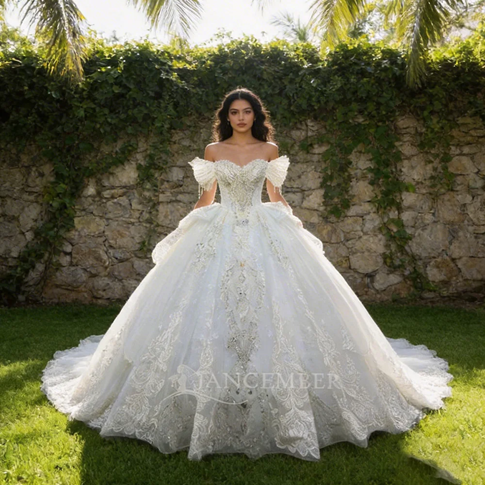 Customized Ruched Scoop Bridal Gown Organza Wedding Dress 2026 Elegant Wedding Pleats Princess Bride Dress Vestidos De Novia
Customized Ruched Scoop Bridal Gown Organza Wedding Dress 2026 Elegant Wedding Pleats Princess Bride Dress Vestidos De Novia