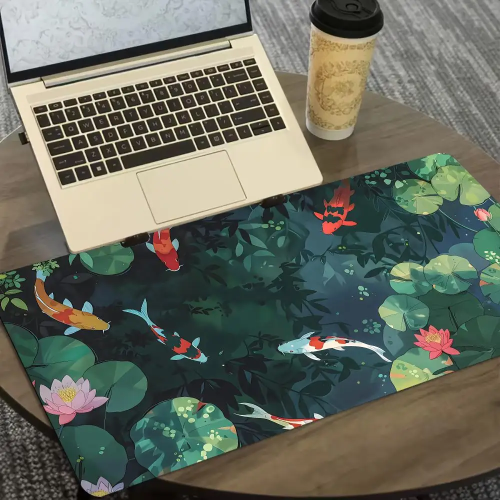 Serene Zen Garden Pond Pad large mouse pad edge locking office mat rubber desk pad pc accessories gaming mats Computer Desks pad
Serene Zen Garden Pond Pad large mouse pad edge locking office mat rubber desk pad pc accessories gaming mats Computer Desks pad