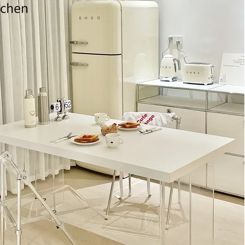 H5.26 light luxury acrylic suspended dining table solid wood table workbench desk
H5.26 light luxury acrylic suspended dining table solid wood table workbench desk