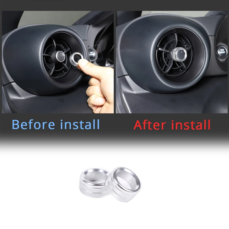 Car Air Conditioner Outlet Adjustment Knob Ring Audio Knob Cover For Toyota 86/Subaru BRZ 2022 Car Accessories
Car Air Conditioner Outlet Adjustment Knob Ring Audio Knob Cover For Toyota 86/Subaru BRZ 2022 Car Accessories