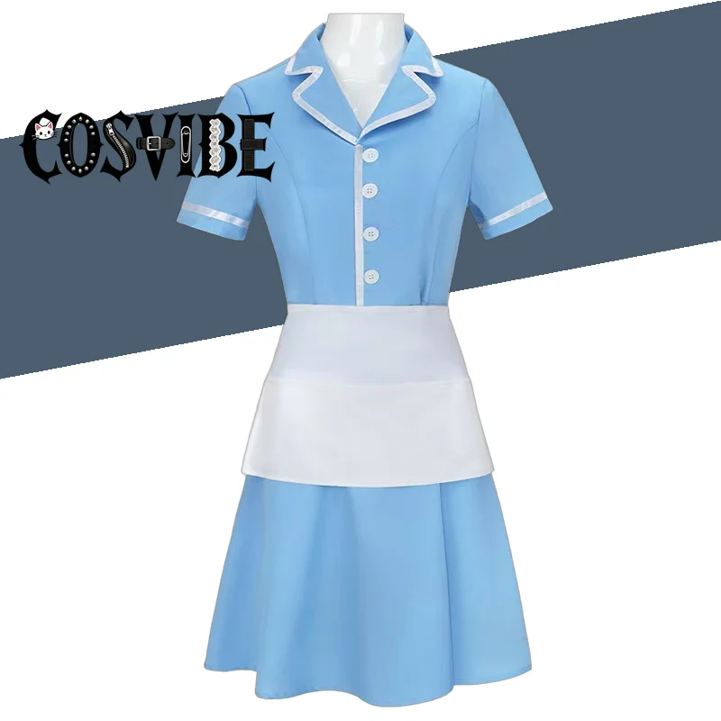 Broadway Waitress Cosplay Costume - Women Lolita Blue Maid Dress Roleplay Halloween Party Uniform Outfit
Broadway Waitress Cosplay Costume - Women Lolita Blue Maid Dress Roleplay Halloween Party Uniform Outfit