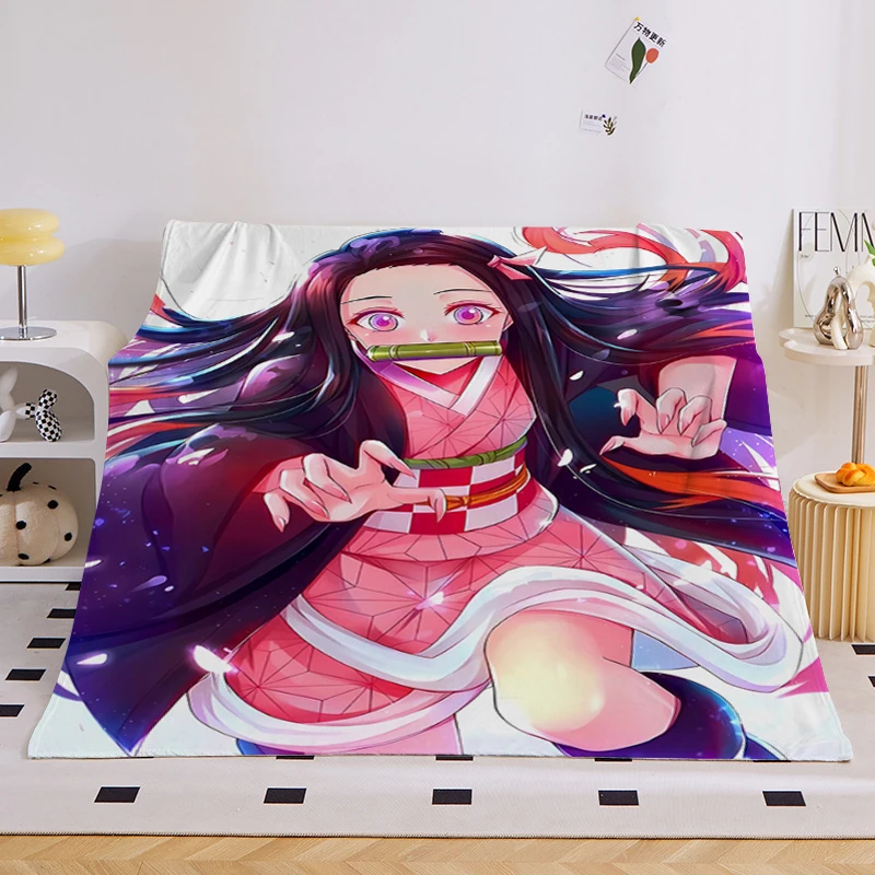 Anime Sofa Blankets for Winter A-Nezuko Camping Throws Warm Bed Fleece Custom King Size Fluffy Soft Blankets Microfiber Bedding
Anime Sofa Blankets for Winter A-Nezuko Camping Throws Warm Bed Fleece Custom King Size Fluffy Soft Blankets Microfiber Bedding
