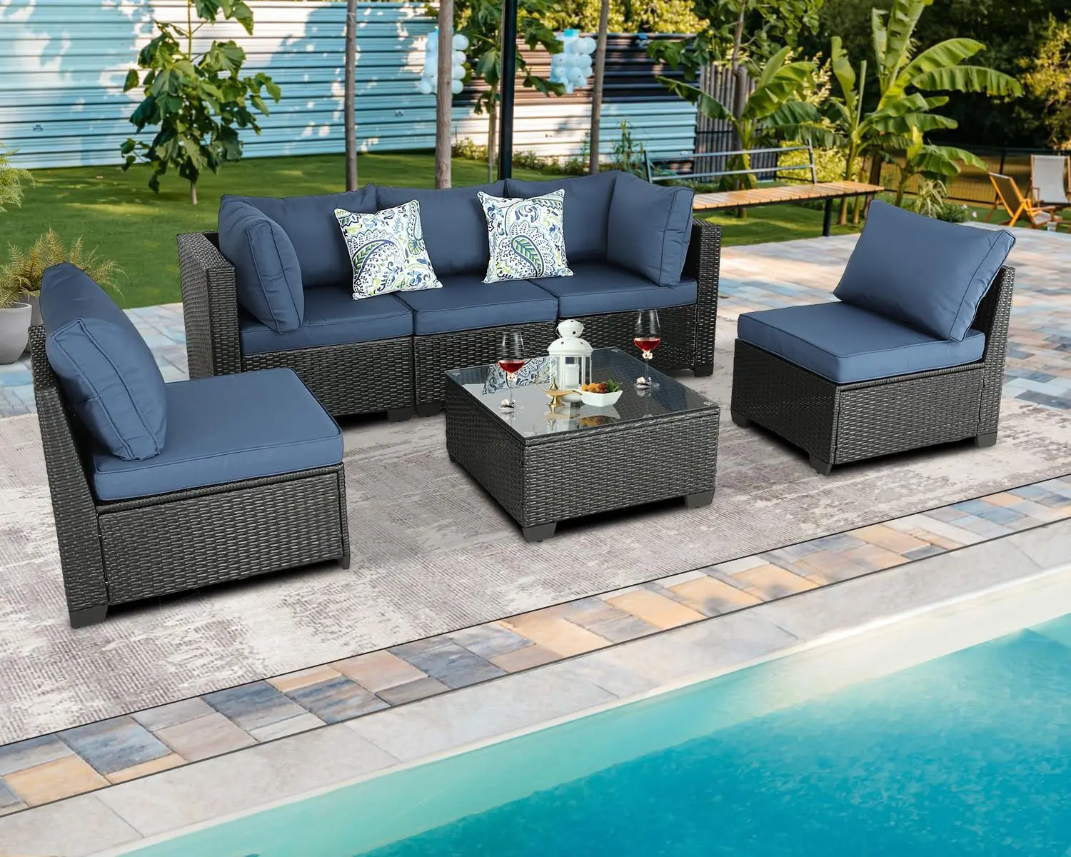 Outdoor Furniture Patio Furniture Sets Conversation Sets Balcony Furniture Outdoor Sectional for Outdoor Indoor Backyard
Outdoor Furniture Patio Furniture Sets Conversation Sets Balcony Furniture Outdoor Sectional for Outdoor Indoor Backyard