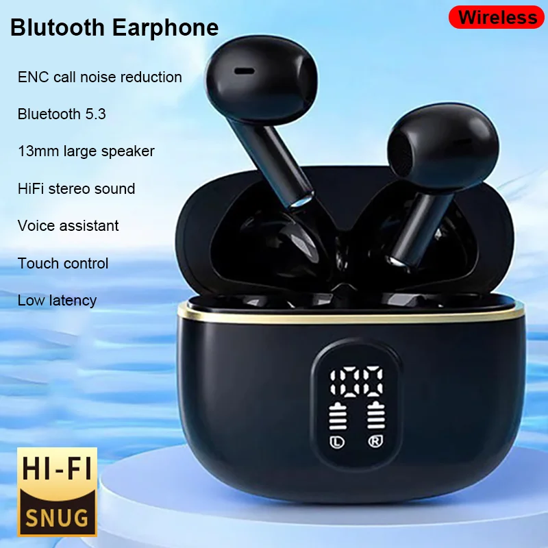 Bluetooth Earphone Wireless Headphone ENC-Calling Noise Cancelling Headset HiFi Stereo Headset Pro4s Earbuds For Xiaomi Air-pods
Bluetooth Earphone Wireless Headphone ENC-Calling Noise Cancelling Headset HiFi Stereo Headset Pro4s Earbuds For Xiaomi Air-pods